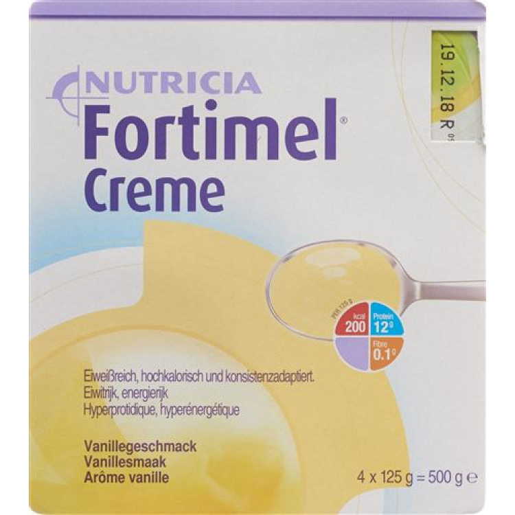 Fortimel Creme Baunilha 4 x 125 ml