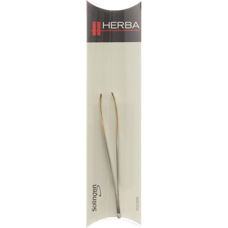 Herba tweezers 9 cm straight