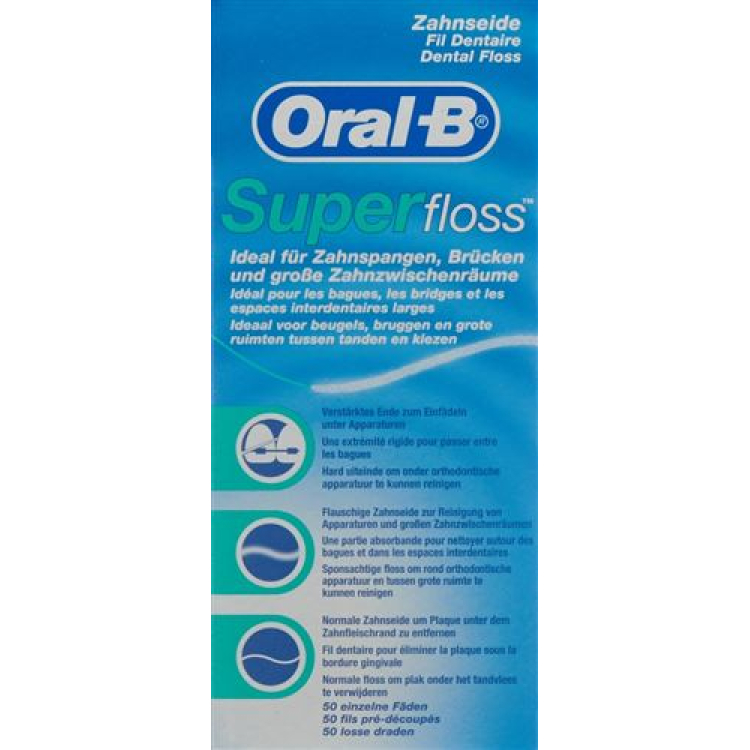 Oral-B Super Floss Btl 50 ширхэг