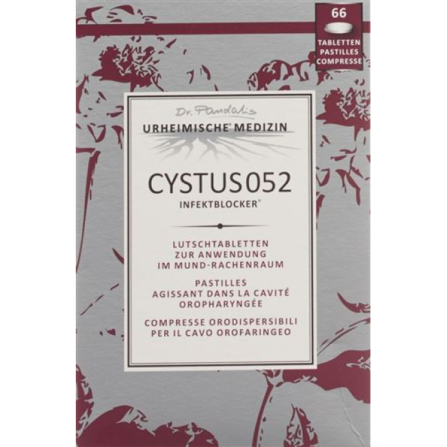 Блокатор инфекций Cystus 052 66 шт.