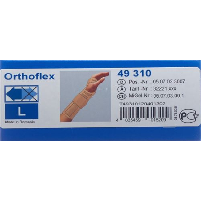 Thuasne Orthoflex wrist strap L 21cm warna kulit kiri