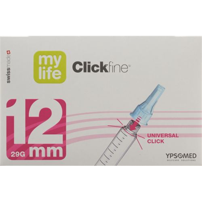 mylife Clickfine Pen Nadeln 12mm 29G 100 Stk