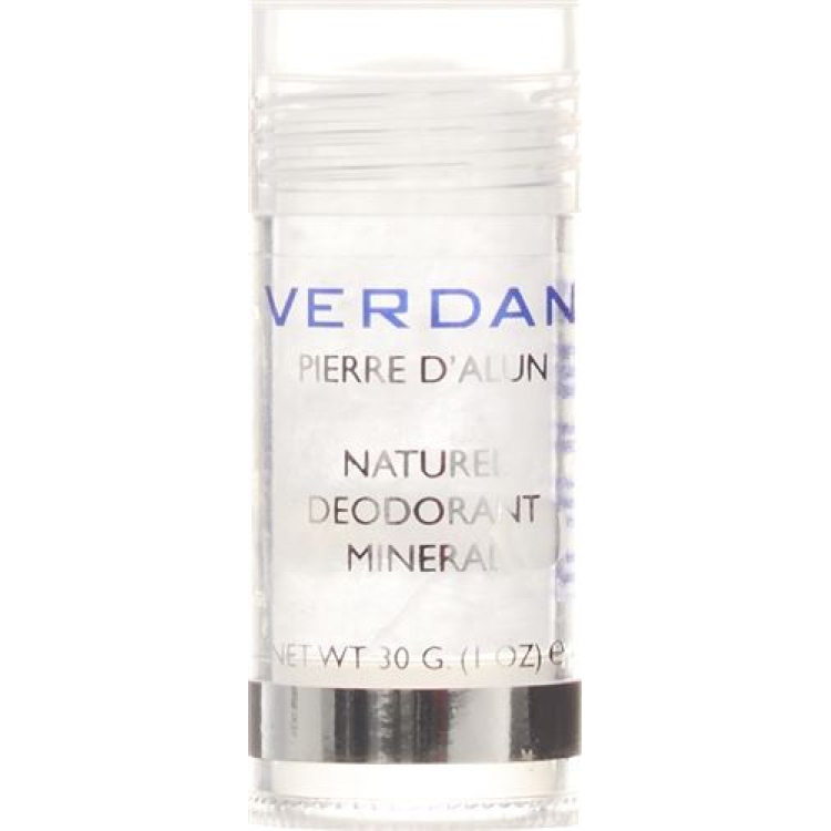 Verdan Alum Deodorant Stick mini sayohat mineral tabiiy 30g