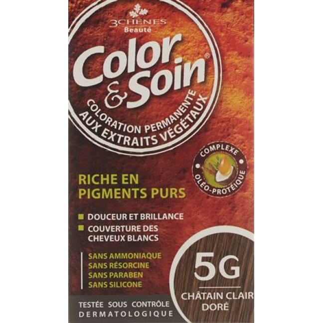 Color & Soin Coloration 5G châtain cla doré 135 ml