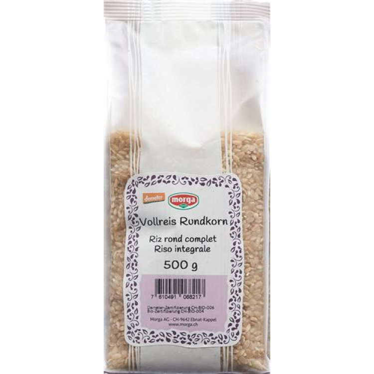 Morga arroz integral crudo Demeter 500 g