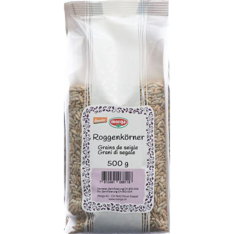 Morga Rye Grains Demeter bag 500 g