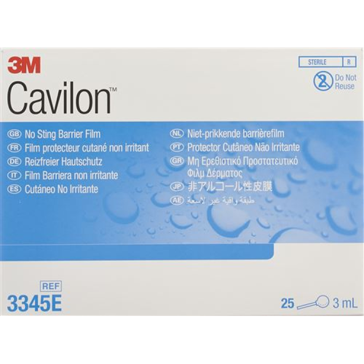 3M Cavilon aplikator za zaštitu kože bez peckanja 25 vrećica 3 ml