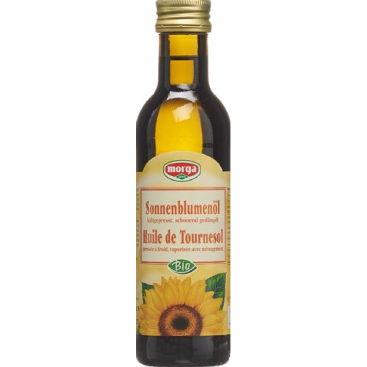 MORGA BIO olio di girasole spremuto a freddo Fl 1,5 dl