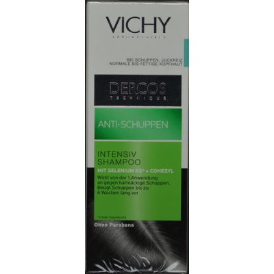 Vichy dercos anti dandruff shampoo fedtet hår tysk/italien