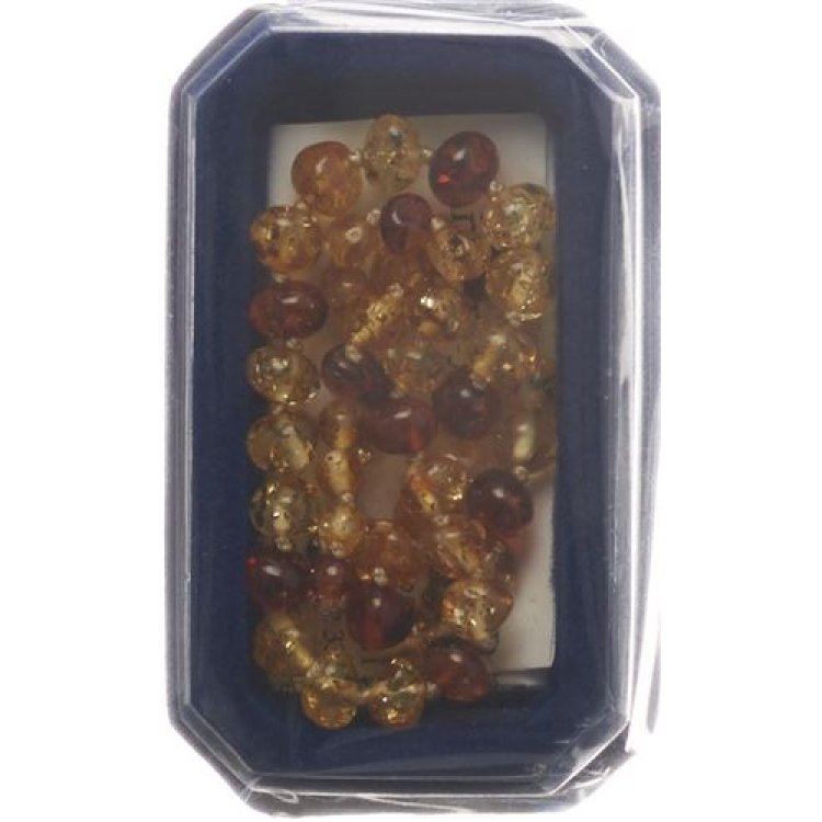 ខ្សែក Amberstyle Amber Citrine 36cm ភ្ជាប់ជាមួយខ្សែមេដែក