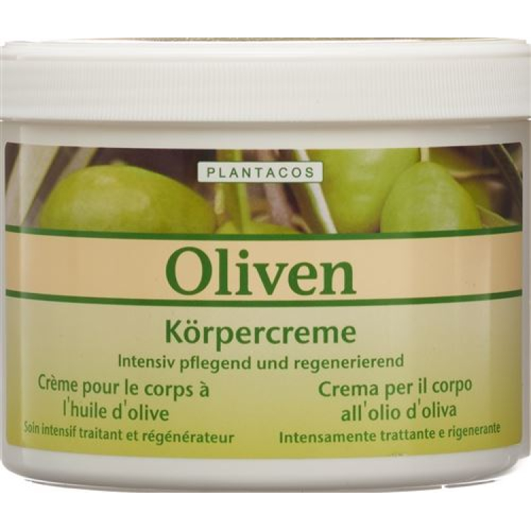 Plantacos oliven kroppskremgryte 500 ml