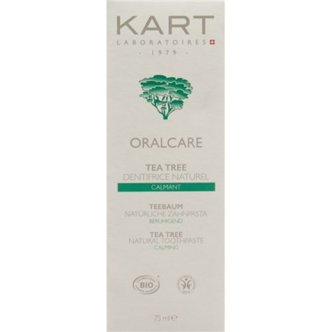 CARD Toothpaste Clay Oral Care Tea Tree 75 ml