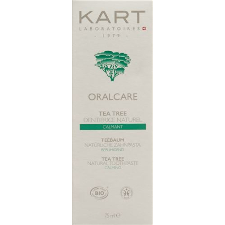 CARD tannkrem leire Oral Care tea tree 75 ml