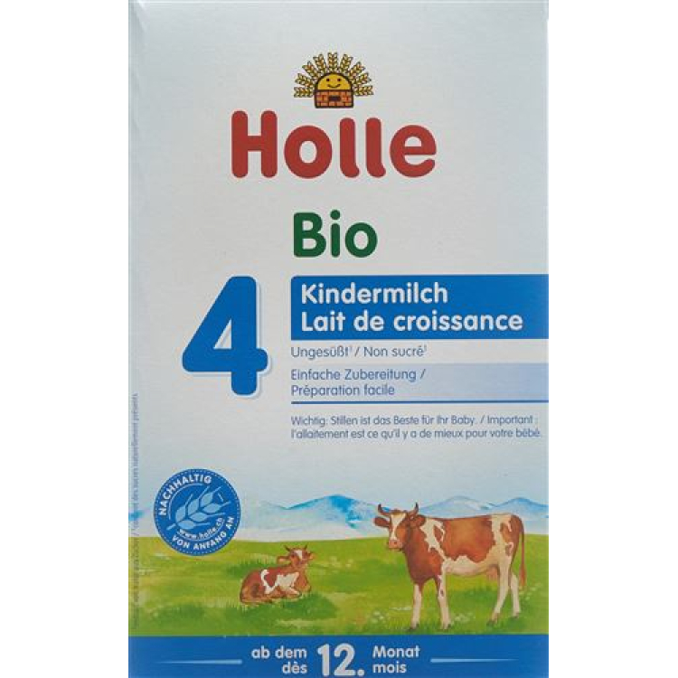 Lait pour bébé Holle 4000 milliards 600 g