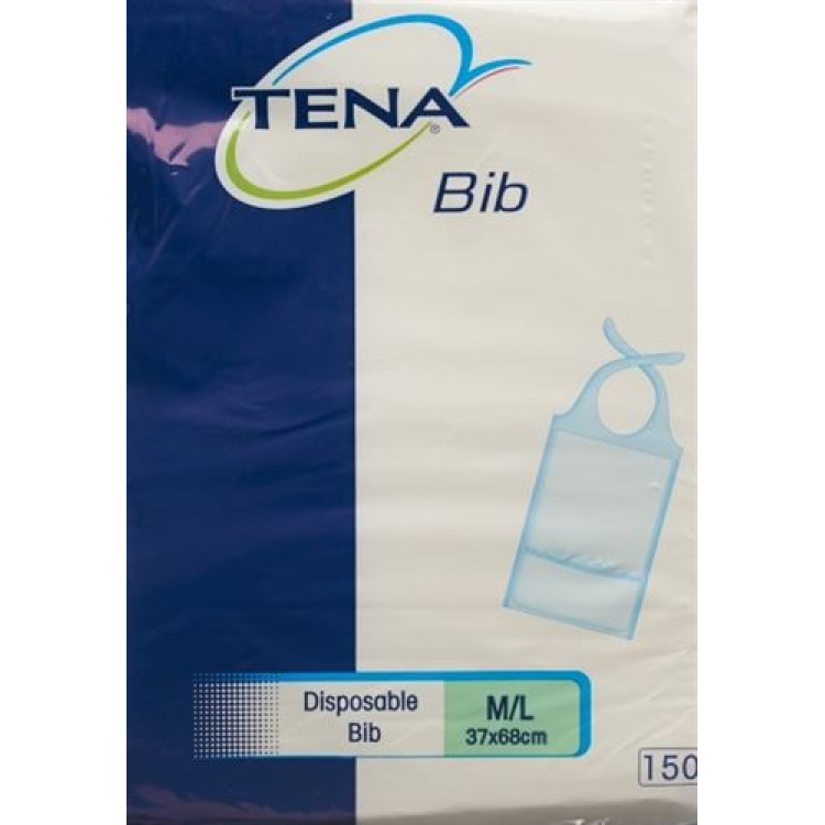 TENA Bib himoya salfetkasi M / L 37x68cm 150 dona