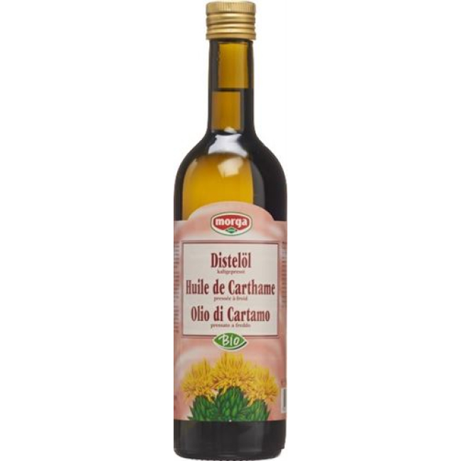Morga organic safflower oil cold-pressed 5 dl