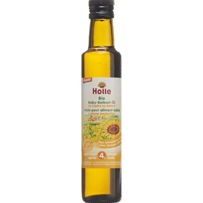 Holle huile pour aliment bébé bio 250 ml à petit prix
