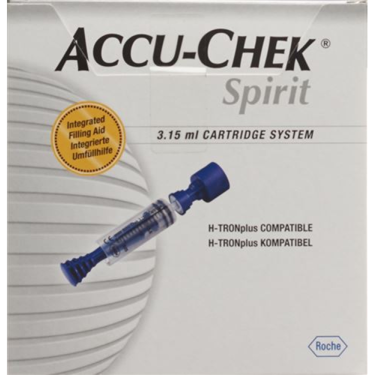 Accu-Chek Spirit systém ampuliek 3,15ml 25 ks