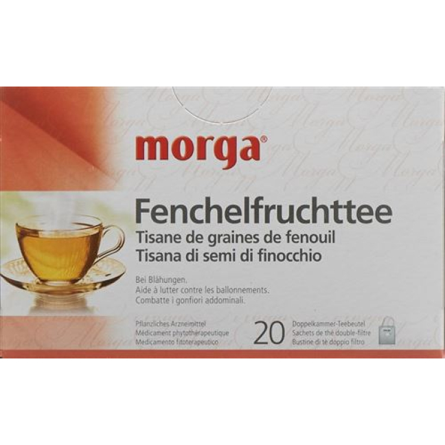 Morga Fenchelfruchttee Btl 20 piezas
