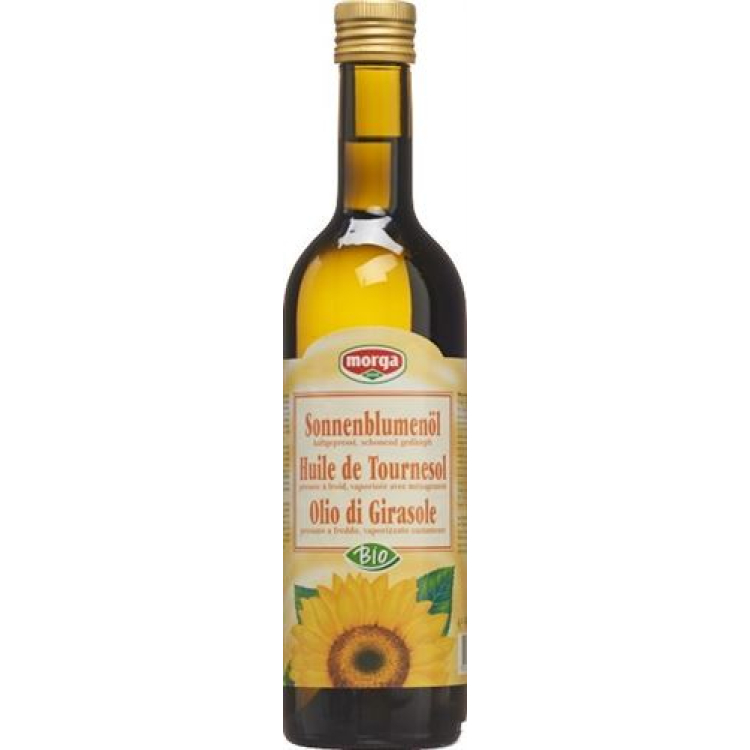 MORGA BIO Sunflower Oil Cold Pressed 5 dl