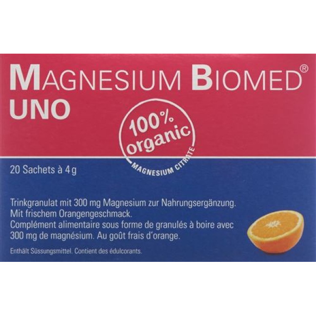 Magnezyum Biomed Uno Gran Btl 20 adet