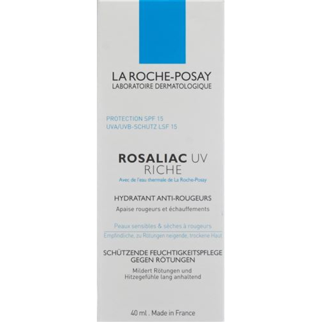 La Roche Posay Rosaliac UV Cream Rich Bottle 40 ml