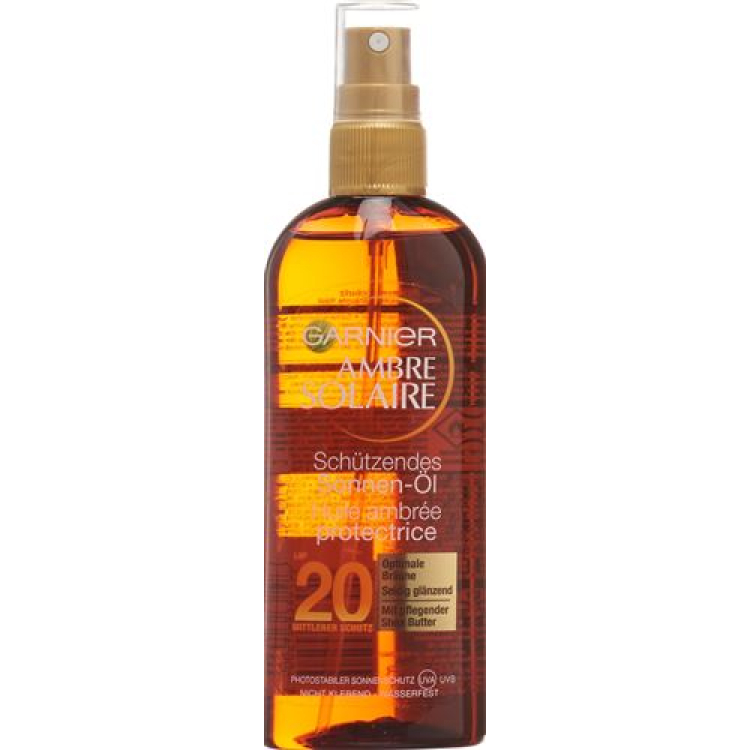 Dầu Nâu Vàng Ambre Solaire SF20 150ml