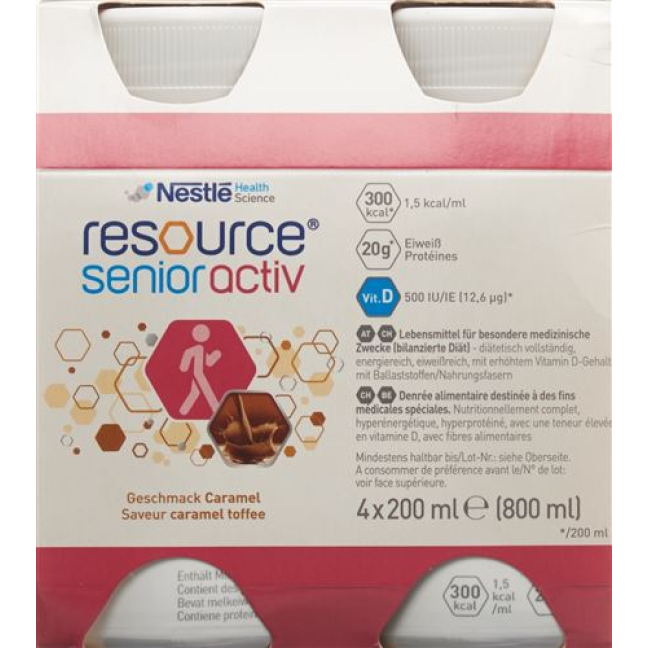 Resource SeniorActiv Caramel Toffee 4 Fl 200 ml