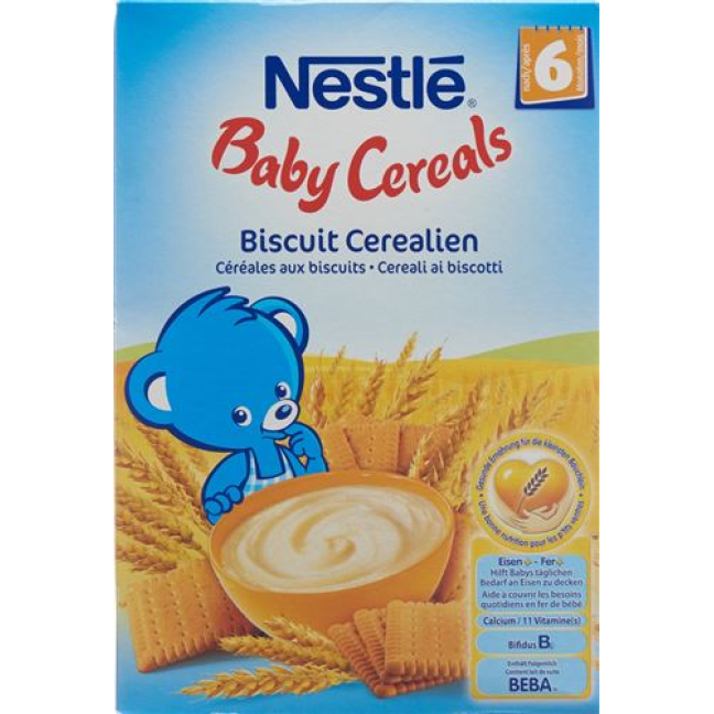 Nestlé Baby Cereals Biscuits 6 Måneder 450g