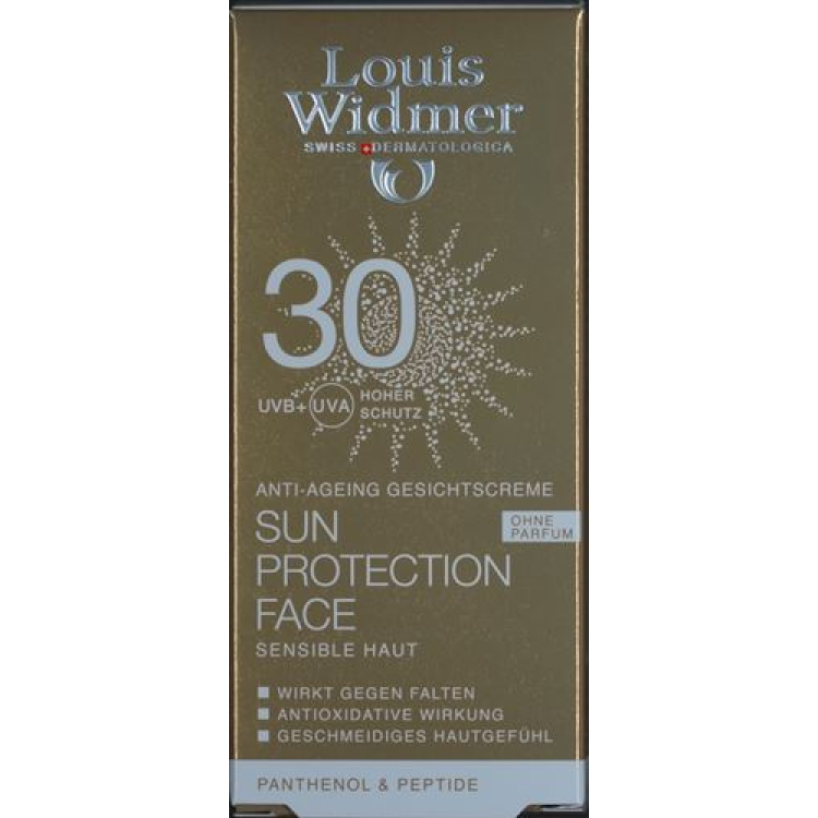 Louis Widmer Soleil Sun Protection Face 30 Bezzapachowy 50 ml