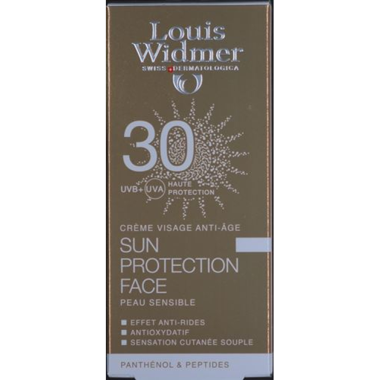 Louis Widmer Soleil Sun Protection Face 30 Parfyme 50 ml