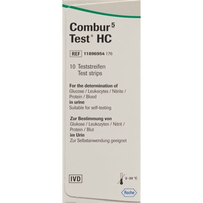 Combur 5 Testni lističi HC 10 kos