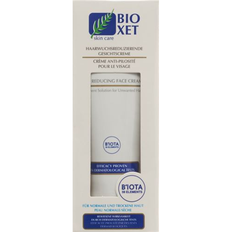 Bioxet haarwuchsreduzierende face cream normal/dry 50ml