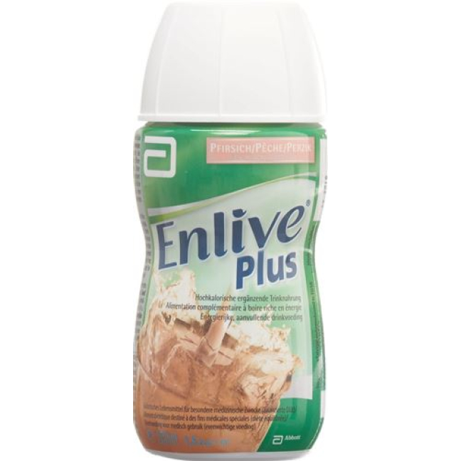 Enlive Plus liq Peach Bottle 200 ml