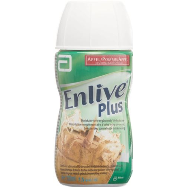 Enlive Plus tečna jabuka 30 boca 200 ml