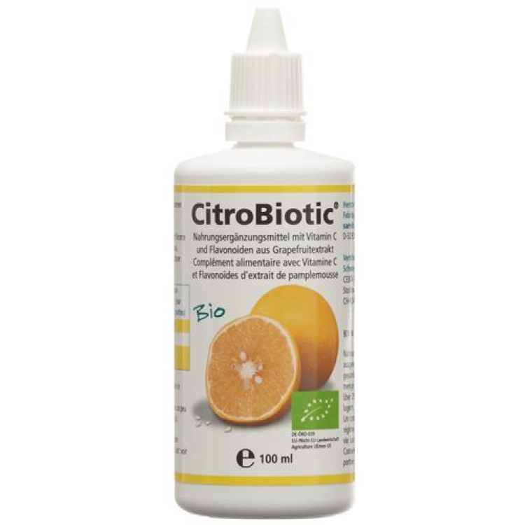 Citrobiotický extrakt z grapefruitových jadierok Bio 100 ml