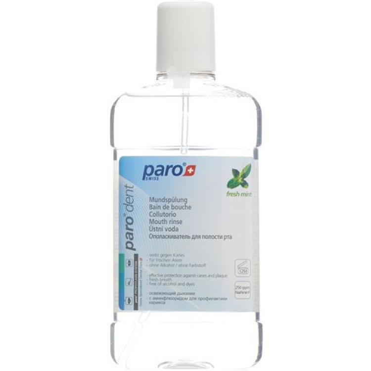 PARO DENT sredstvo za ispiranje zuba s amin fluoridom 500 ml