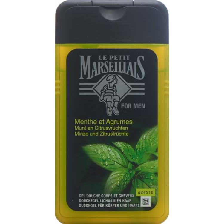 LE PETIT MARSEILLAIS shampoo de banho M menta e frutas cítricas 250 ml