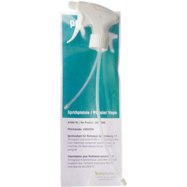 Pistolet pulvérisateur Pantasept pour bouteille 1lt blanc