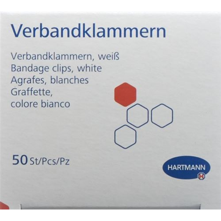 IVF bandageklämmor latexfria vita 50 st