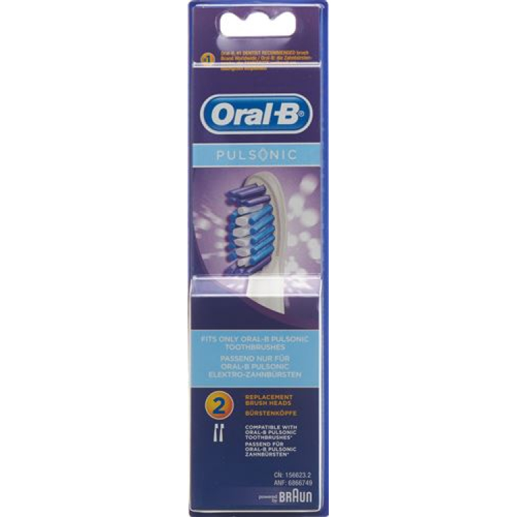 Oral-B Pulsonic fırça başlıqları 2 ədəd