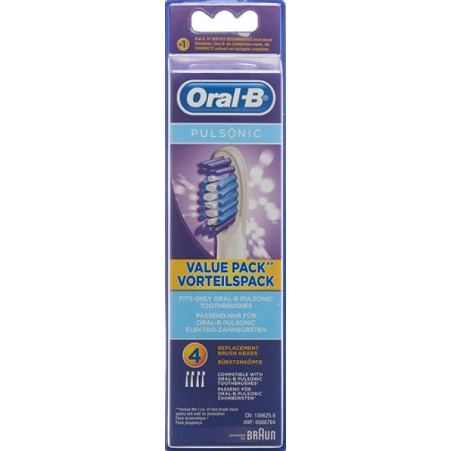 Oral-B Brush Pulsonic 4 kpl