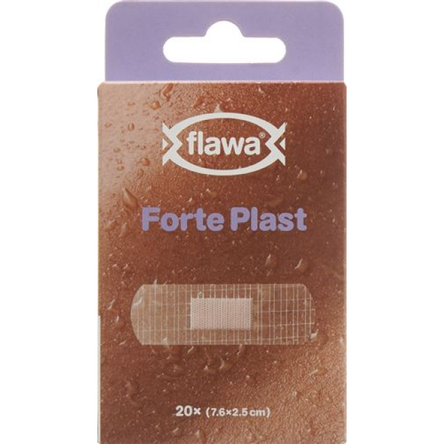 Flawa Forte Plast 2,5cmx7,6cm 20 kos