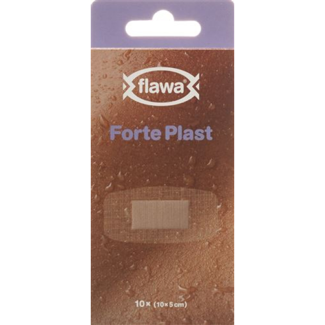 Flawa Forte Plast 10cmx5cm 10 dona