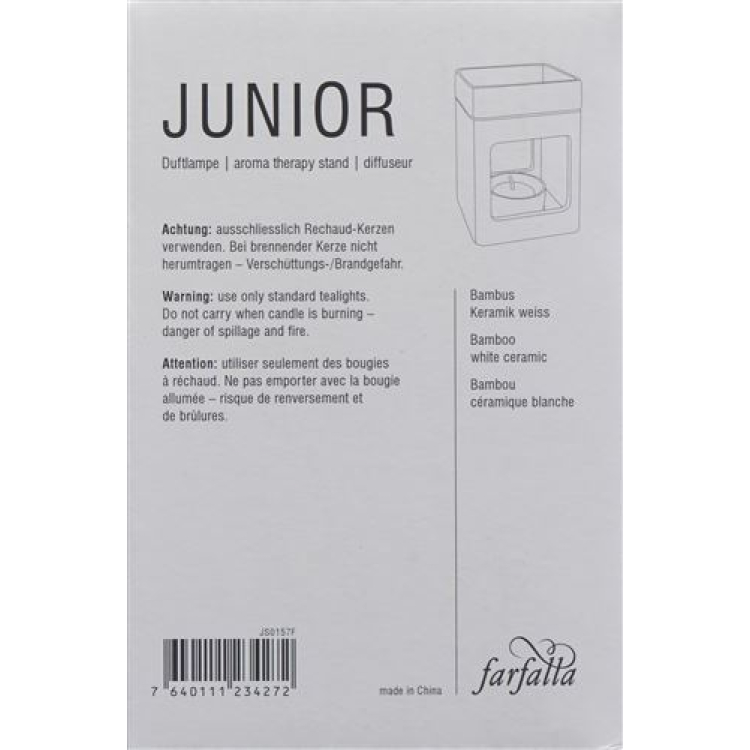 ფარფალას სურნელოვანი ნათურა Junior Bamboo Ceramic