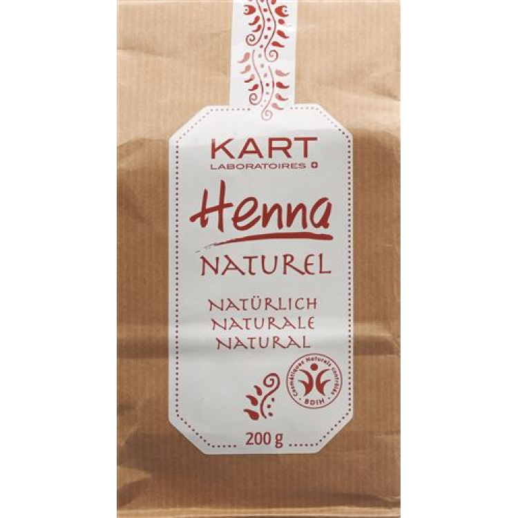 KART Henna Plv Natural BDIH Sachet 200 ក្រាម។