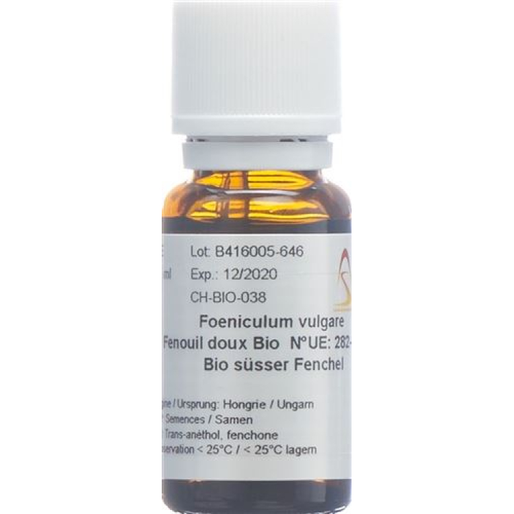 Aromasan óleo essencial de funcho doce orgânico 15 ml