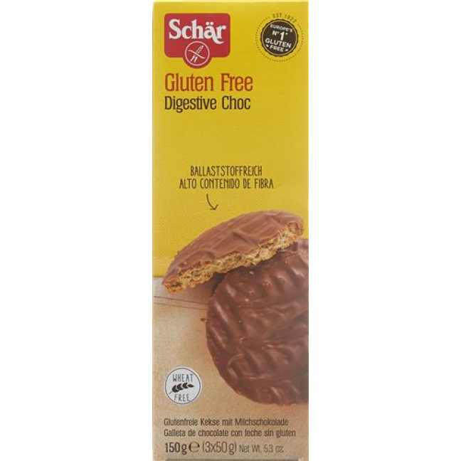 SCHÄR 消化チョコ グルテンフリー 150 g