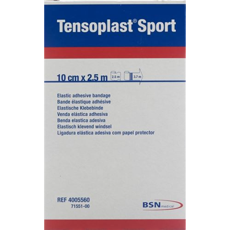 TENSOPLAST SPORT ელასტიური ლენტი 10cmx2.5m