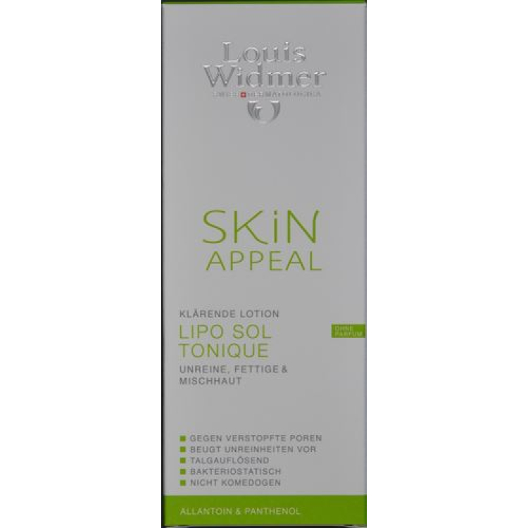 Louis Widmer Skin Appeal Skin Appeal Lipo Sol Clay 150 ml